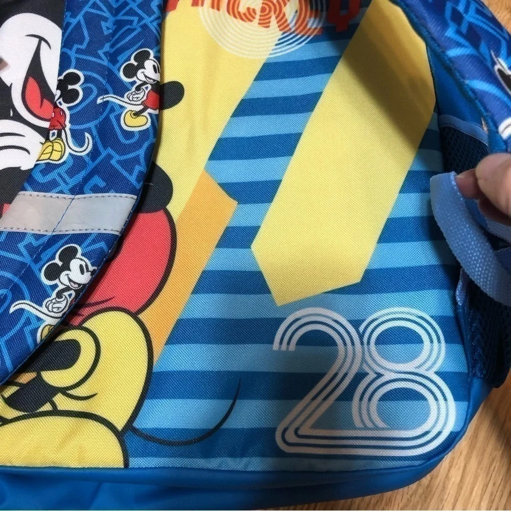 Disney Mickey Mouse Backpack Book Bag NEW Blue Kids